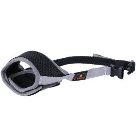 Mouth Cover To Prevent Eating Indiscriminately Large Labrador Dog (Option: Grey-L)